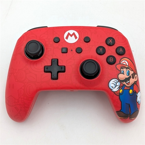 PowerA Super Mario Controller - Red - Nintendo Switch Accessories (A-Grade) (Used)